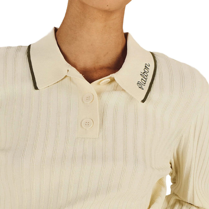 Malbon Selma Golf Polo Cream - SS26 Women