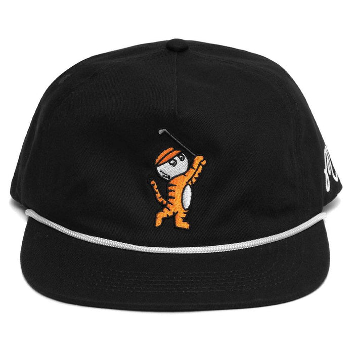 Malbon Tiger Buckets Snapback Golf Cap Black - 23 Men