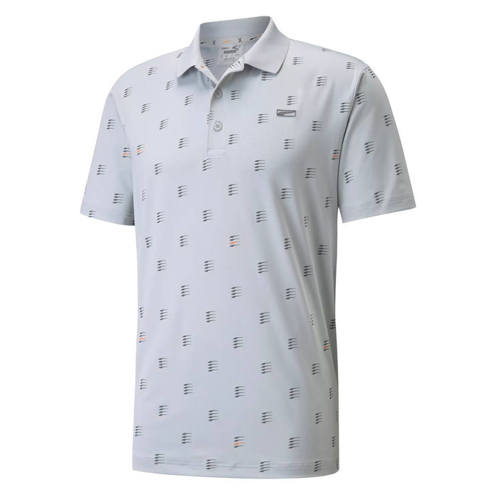 PUMA Mattr Moving Day Golf Polo High Rise/Vibrant Orange - SS21 Men