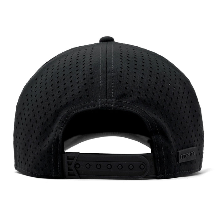 Melin Hydro Odyssey Stacked Golf Cap Black/Gum - SP25 Men