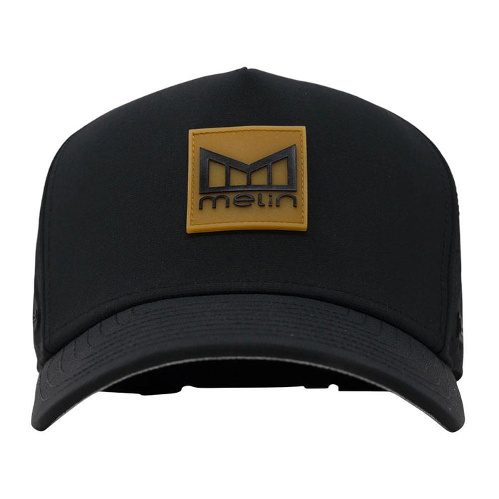 Melin Hydro Odyssey Stacked Golf Cap Black/Gum - SP25 Men