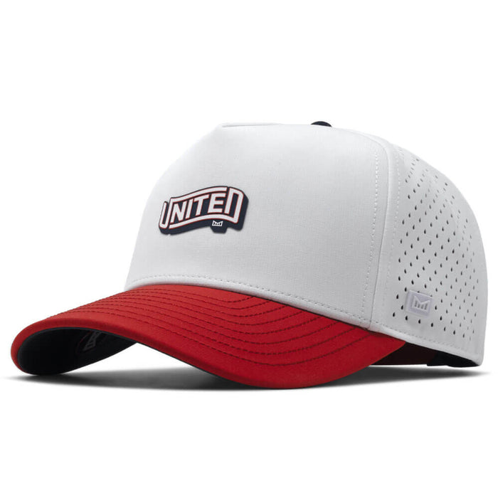 Melin Odysea Americana Hydro Golf Cap White/Red/Navy - SU24 Men