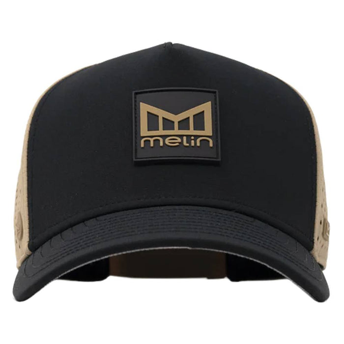Melin Odyssey Stacked Hydro Golf Cap Dark Khaki/Black - FA24 Men