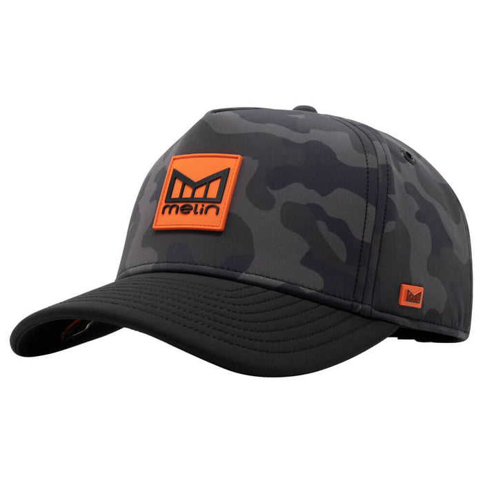 Melin Thermal Odyssey Stacked Infinite Golf Cap Black Camo - FA25 Men