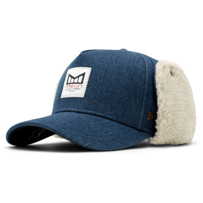 Melin Thermal Odyssey Stacked Lumberjack Golf Cap Med Blue Denim - FW23 Men