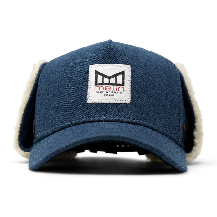 Melin Thermal Odyssey Stacked Lumberjack Golf Cap Med Blue Denim - FW23 Men