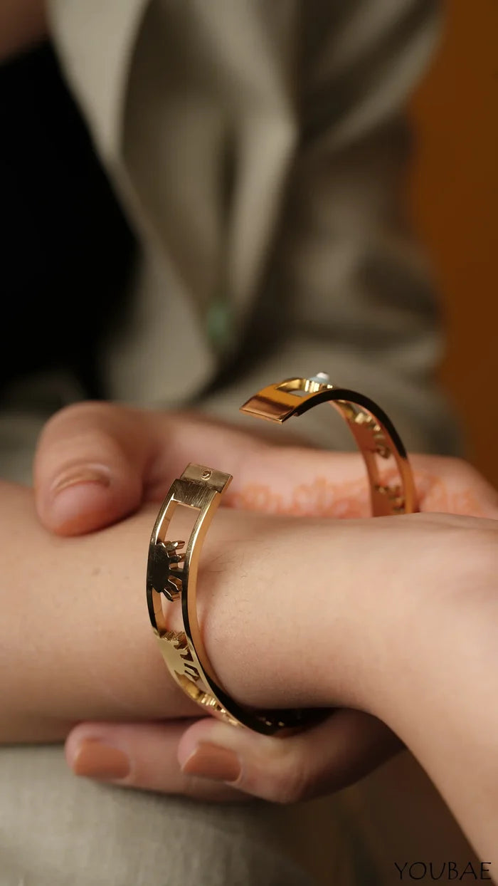 Multi Eye Anti Tarnish, Stainless Steel Bracelet - Single