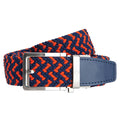 Nexbelt Braided Golf Belt Orange/Navy - 23 Men