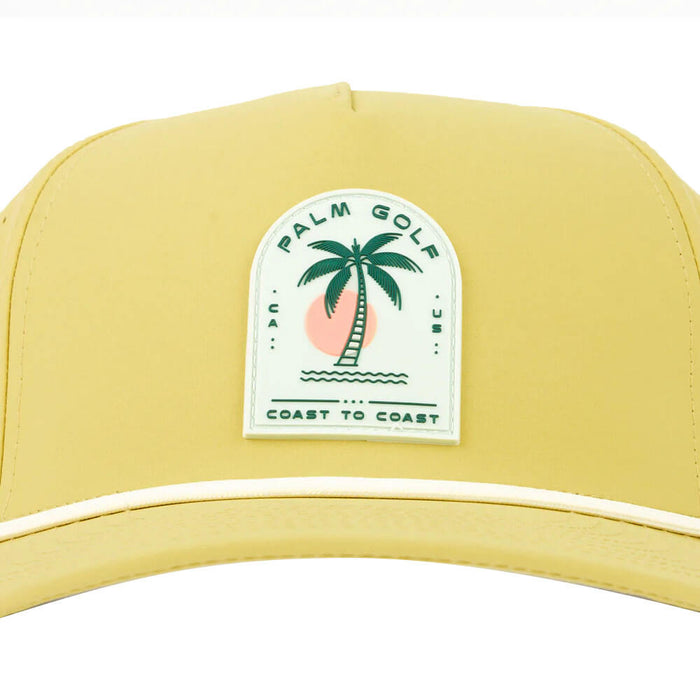 Palm Golf Coast to Coast Snapback Golf Cap Yellow - SS24 Men