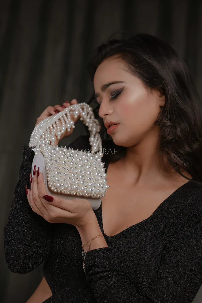 Pearl Miniature Clutch Bag