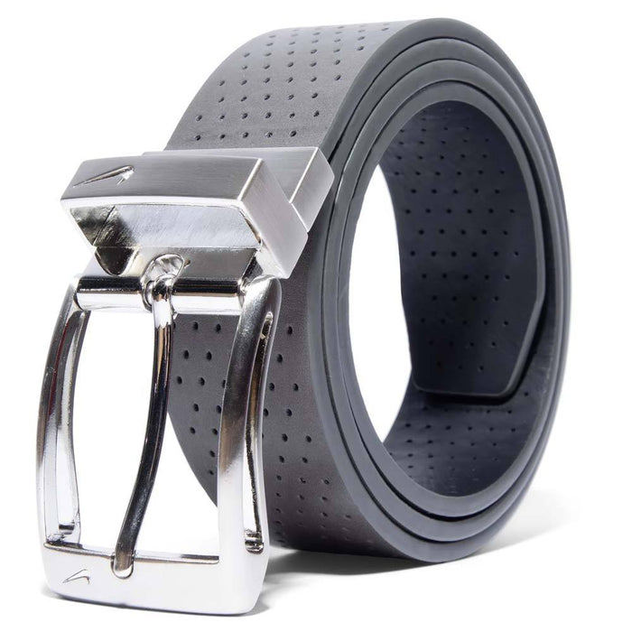 Nike Perforated Reversible w/Ultralight Buckle Golf Belt Gray/Black - 24 Men