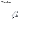 Plain Star Titanium Dermal Anchor Top