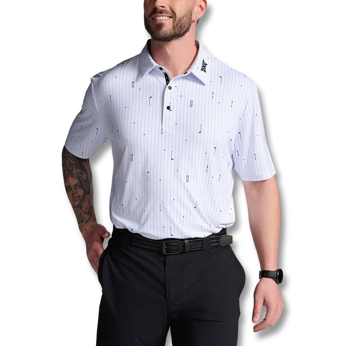 PXG Tour Golf Icons Golf Polo White - 26 Men