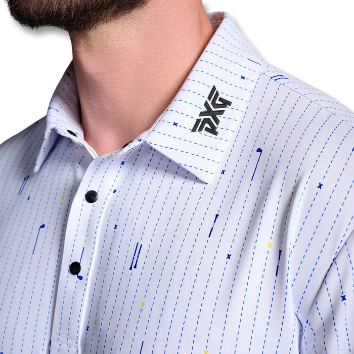 PXG Tour Golf Icons Golf Polo White - 26 Men