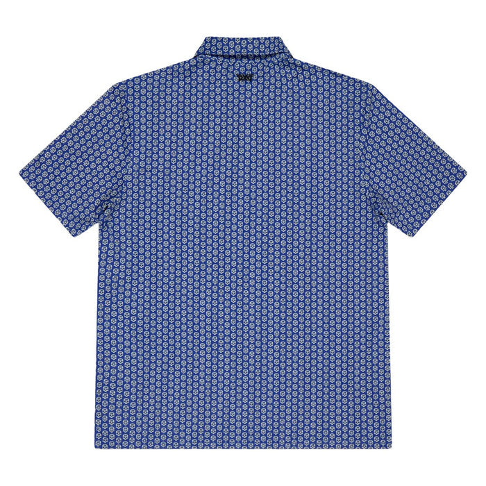PXG Tour Skull Print Golf Polo Navy - 26 Men