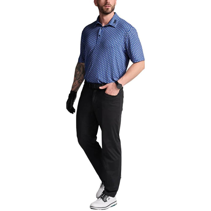 PXG Tour Skull Print Golf Polo Navy - 26 Men