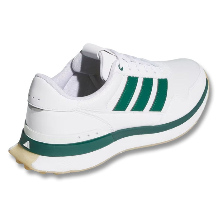 Adidas S2G 26 Leather Spikeless Golf Shoes Cloud White/Collegiate Green/Gum - SS26 Men