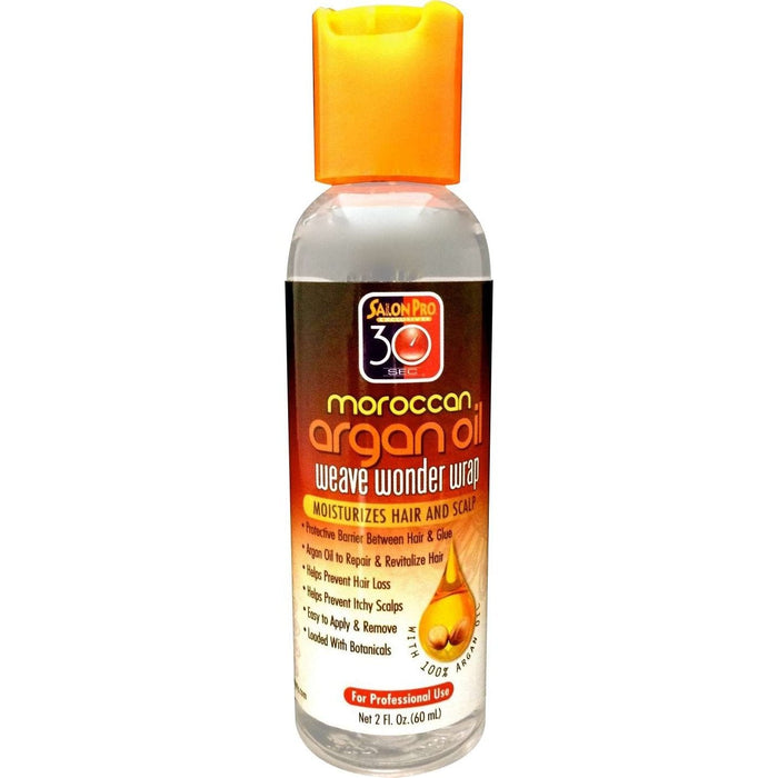 Salon Pro Weave Wond Wrap Argan Oil-Clear 2 Oz