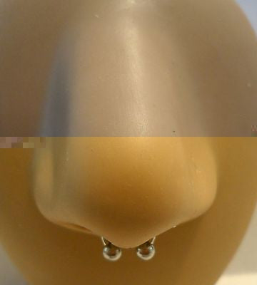 Small Surgical Steel Septum Half Hoop Horseshoe Ring Barbell 16 gauge 16g 6mm - I Love My Piercings!