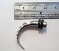 STEEL TRIBAL NOTCH CLAW Plug  2g 2 gauge - I Love My Piercings!