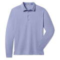 Straight Down Cambridge Longsleeve Golf Polo Chambray - FA26 Men