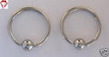 Surgical Steel Captives Hoops Lip Rings 14 gauge 5/16 - I Love My Piercings!