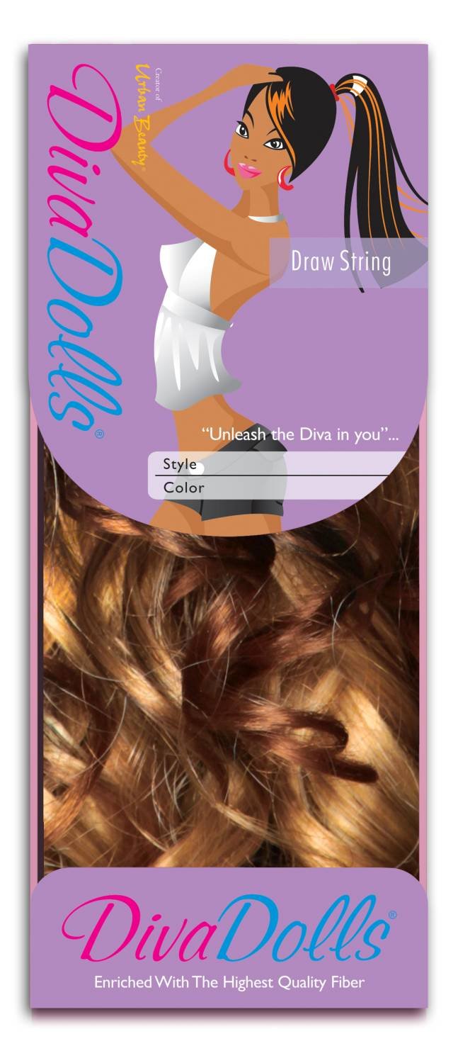 Synthetic Drawstring Diva Dolls DD339 — Gomez Color #1B