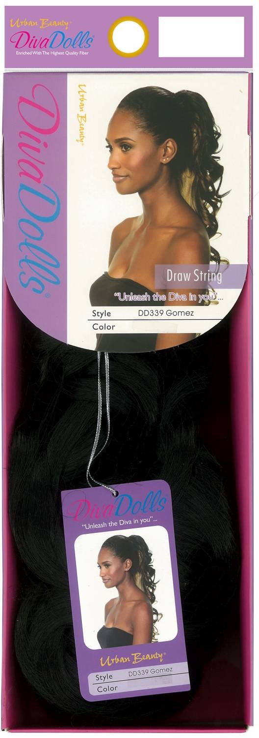 Synthetic Drawstring Diva Dolls DD339 — Gomez Color #1B