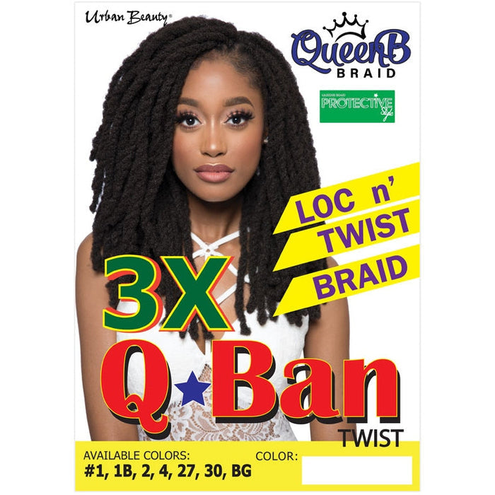 Synthetic Queen B 3X Q-Ban Twist Color #4