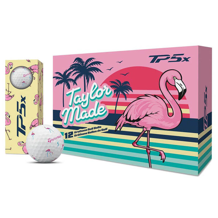 TaylorMade Limited Edition TP5x Flamingo Golf Balls