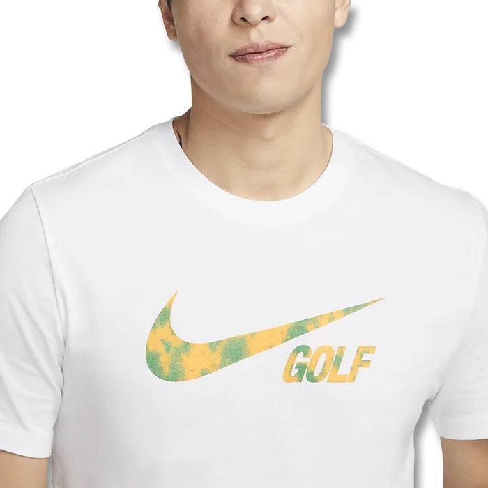 Nike Tee Swoosh Golf T-Shirt White - SS23 Men