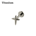 Titanium Twinkle Threaded Labret