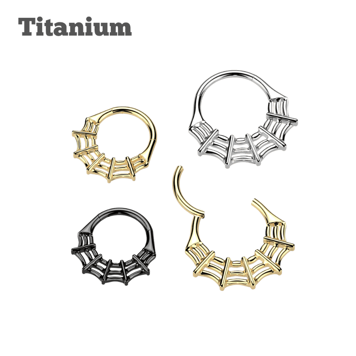 Titanium Web Hinged Hoop