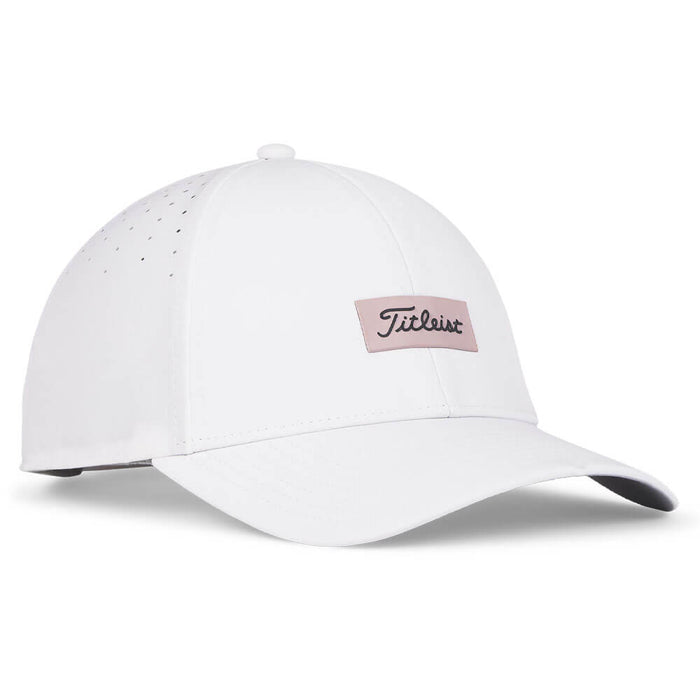 Titleist Charleston Breezer Golf Cap White/Soft Pink/Charcoal - 25 Women