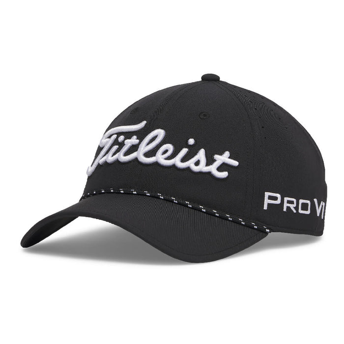 Titleist Tour Breezer Golf Cap Black/White - 26 Men