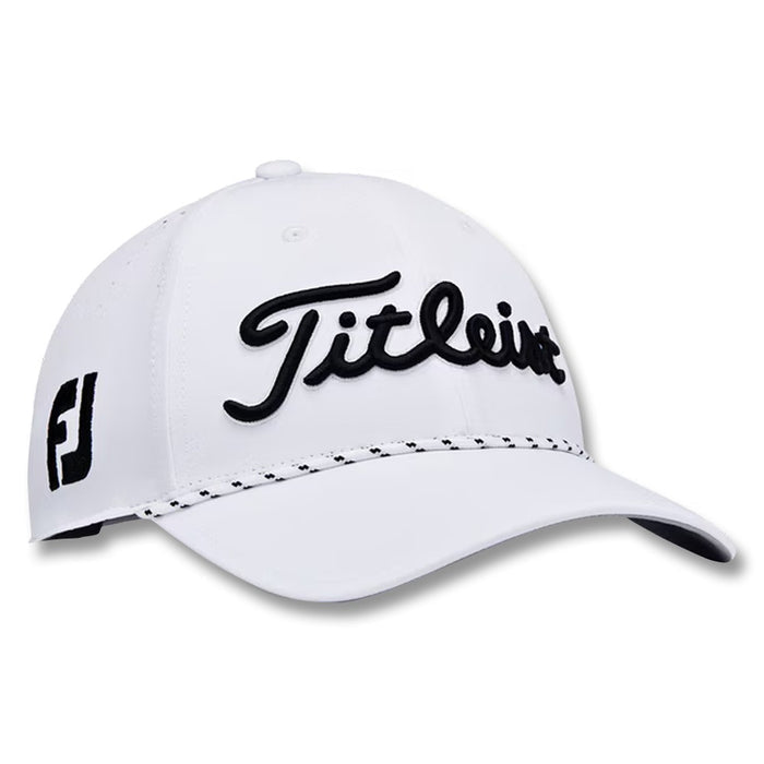 Titleist Tour Breezer Golf Cap White/Black - 23 Men