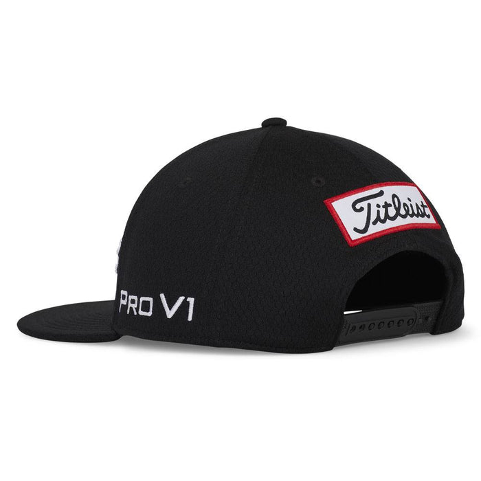 Titleist Tour Elite Flat Bill Golf Cap Black/White - 24 Men