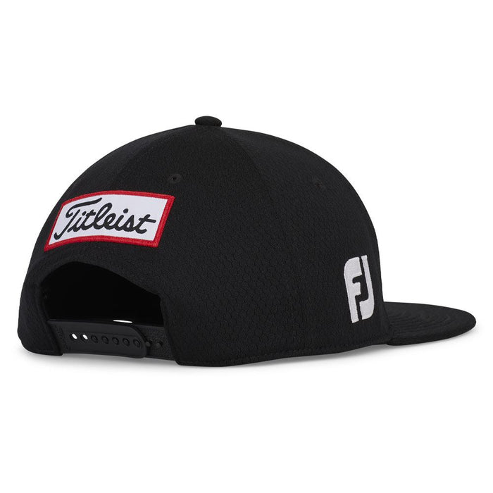 Titleist Tour Elite Flat Bill Golf Cap Black/White - 24 Men