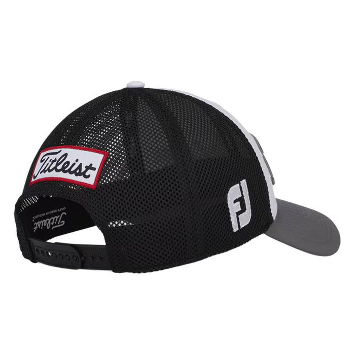 Titleist Tour Performance Mesh Golf Cap White/Black/Charcoal - 24 Men
