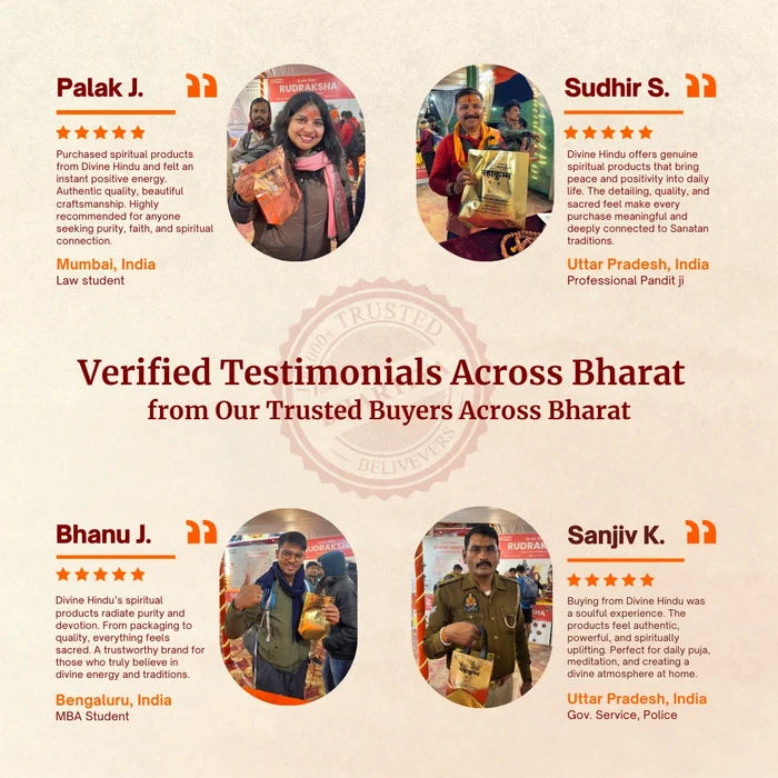 Verified testimonials from trusted buyers across Bharat with images and names.