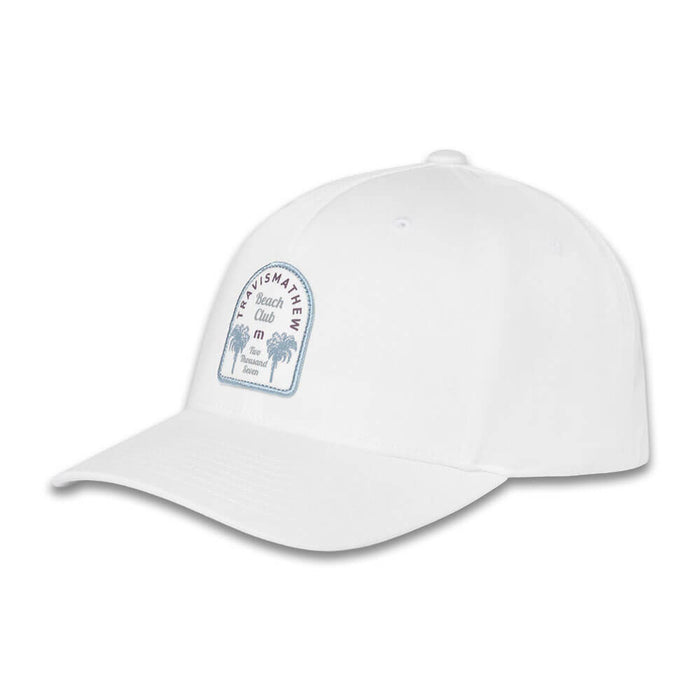 TravisMathew Club Member Golf Cap White - SS26 Men