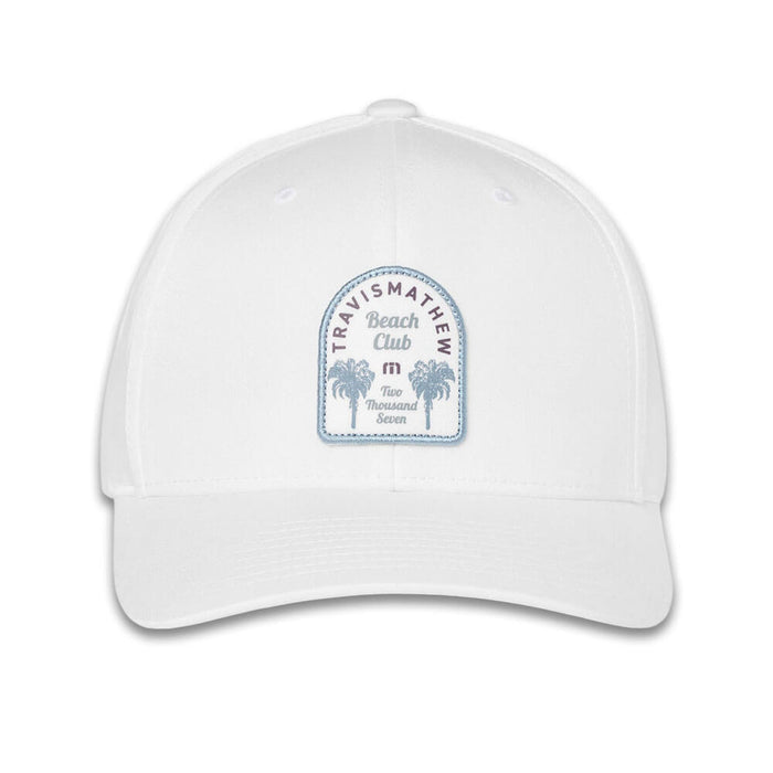 TravisMathew Club Member Golf Cap White - SS26 Men