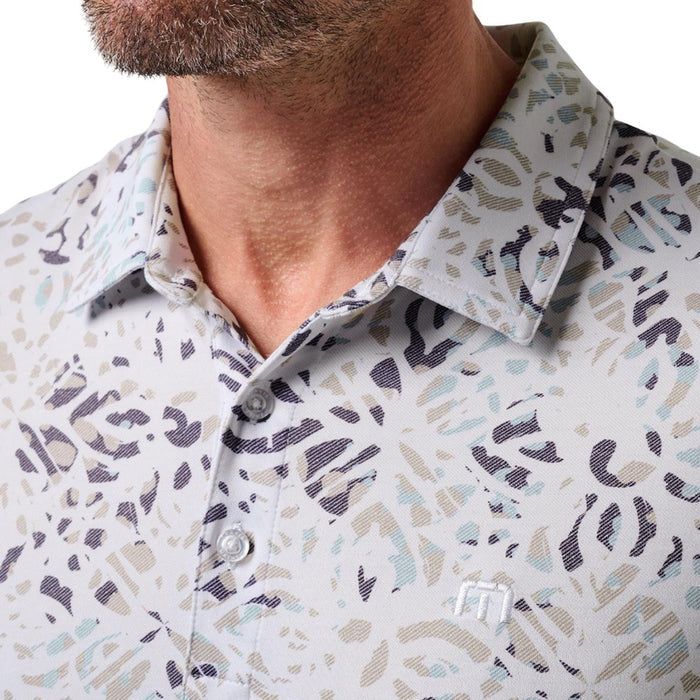 TravisMathew Featherweight Chill Golf Polo White - SS26 Men