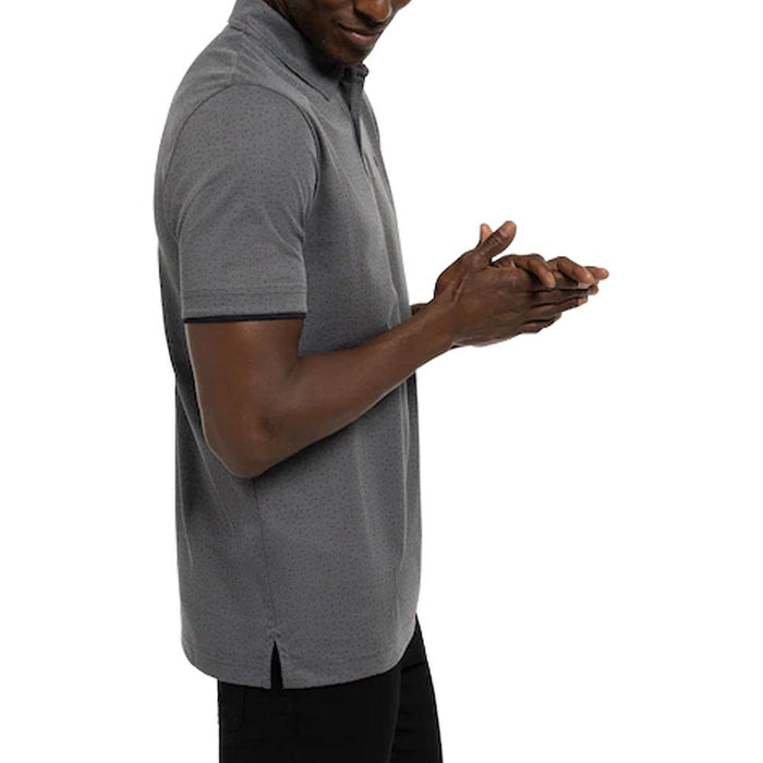 TravisMathew Light Valley Golf Polo Heather Dark Gray - FW22 Men