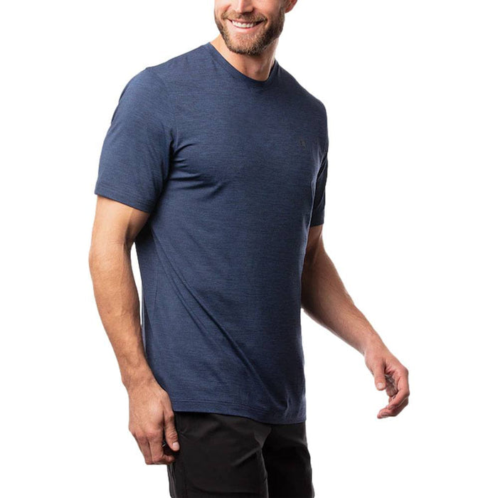TravisMathew Scenic Vista Active Tee Golf T-Shirt Heather Navy - 23 Men