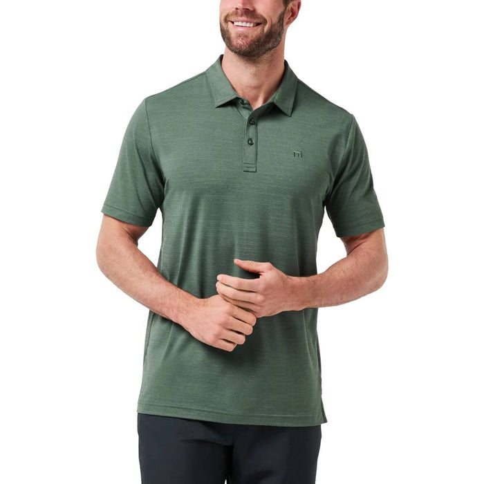 TravisMathew The Heater Golf Polo Balsam Green - FW25 Men