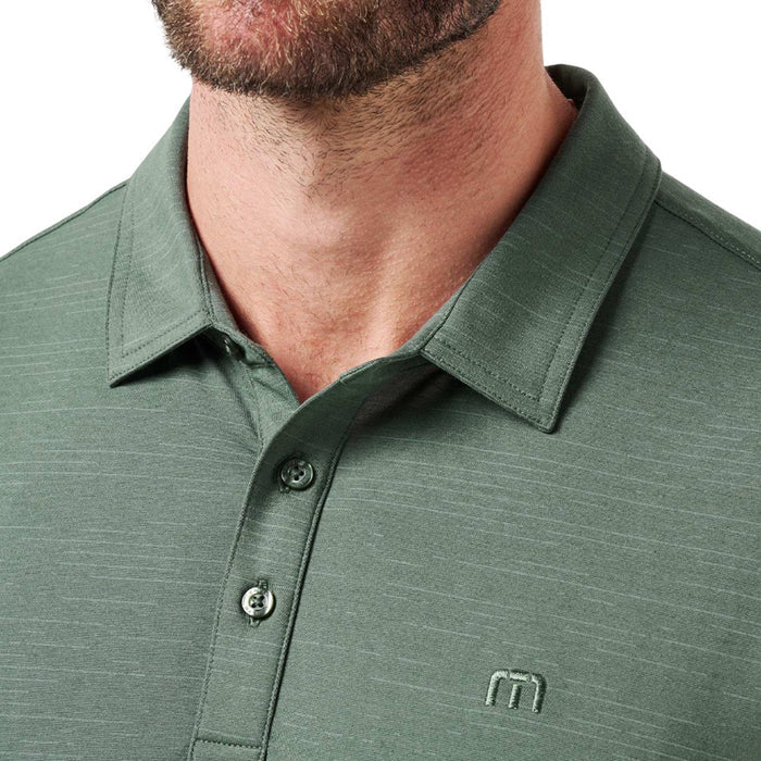 TravisMathew The Heater Golf Polo Balsam Green - FW25 Men