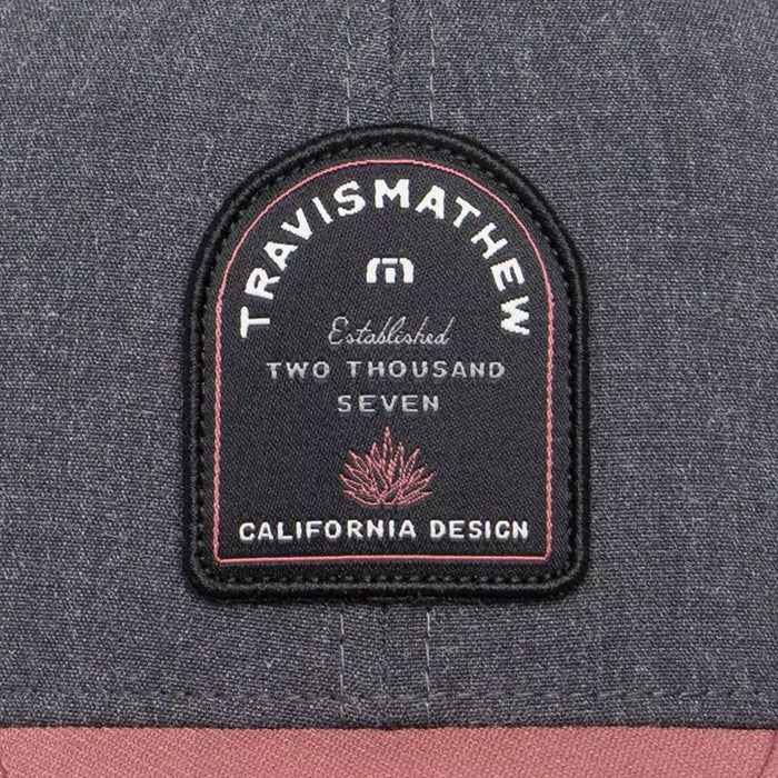 TravisMathew Upsell Golf Cap Heather Gray Pinstripe - FW22 Men