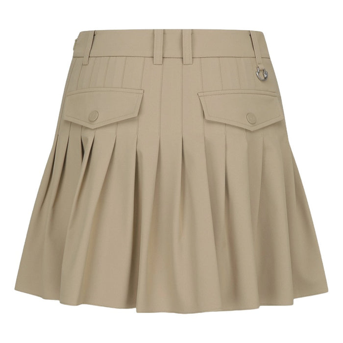 WAAC A-Line Gather Golf Skort Light Brown - FW24 Women