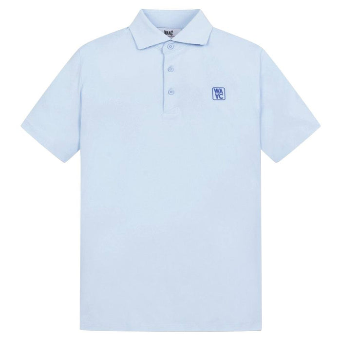 WAAC Athletic Arrow Reversed Collar Golf Polo Light Blue - SS24 Men